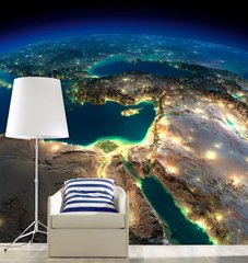 Planeta Pământ Orientul Mijlociu, vedere din spațiu