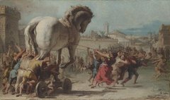 Procesiunea calului troian la Troia