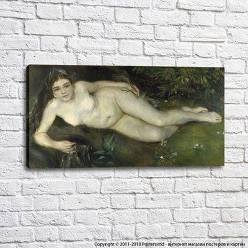 Pierre Auguste Renoir Nimfa l&acirc;ngă un p&acirc;r&acirc;u