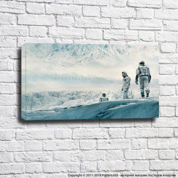 Afiș cu o fotografie din filmul Interstellar