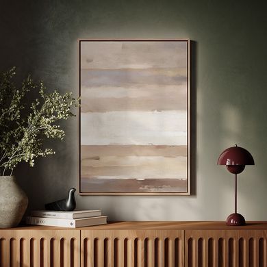 Abstracție gri pastel maro