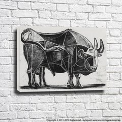 Picasso Bull (plate IV), 1945