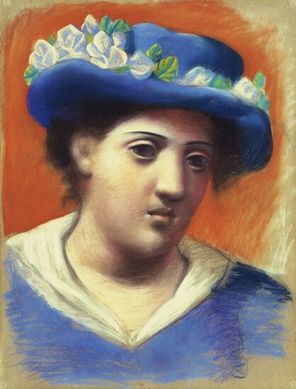 Woman with Flowered Hat