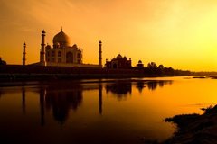Fototapet Taj Mahal la apus, Agra