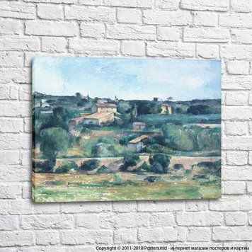 Peisaj l&acirc;ngă Aix-en-Provence