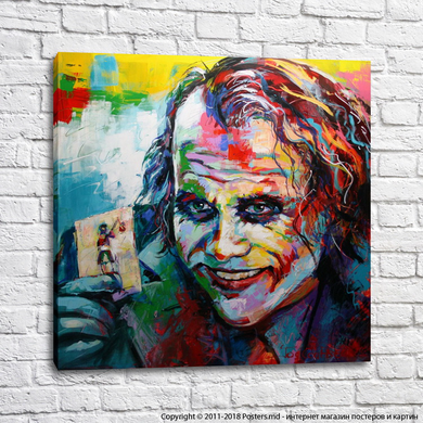 Heath Ledger (Joker) cu carton, acrilic