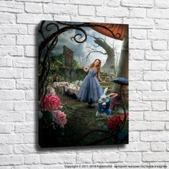 Постер Алиса и белый кролик