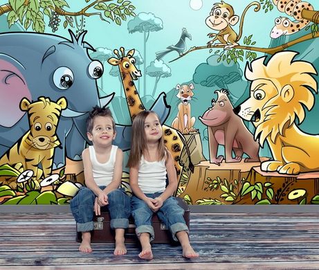 Animale sălbatice în junglă, grafică