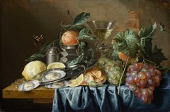 Still Life with Oysters and Grapes