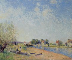 Canalul Louin din Saint-Mamme, 1885