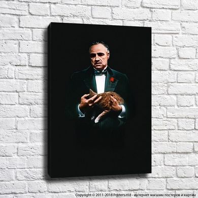Постер Крестный отец, Марлон Брандо