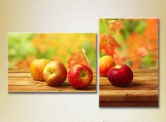 Диптих Осень, яблоки