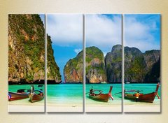 Полиптих Лодки на берегу, Тайланд_01