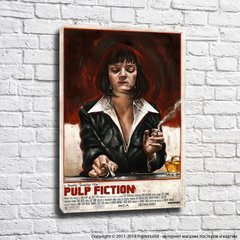 Poster artistic al Umei Thurman din Pulp Fiction