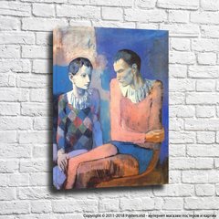 Picasso Acrobat și Tânărul Arlechin, 1905.