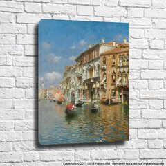 Рубенс Санторо Плавающие лодки в лагуне, Венеция