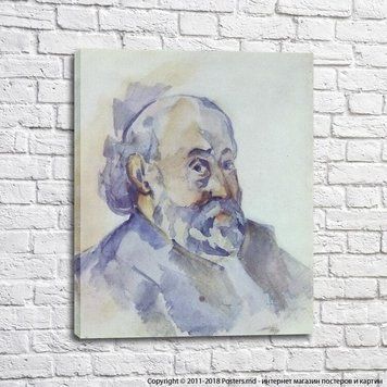 Автопортрет, 1895, Сезанн