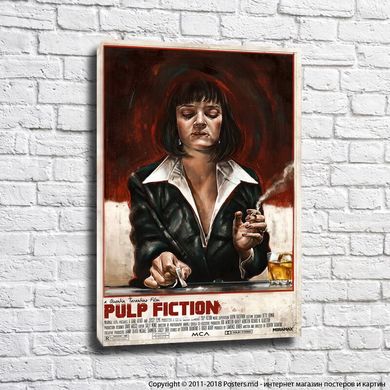 Poster artistic al Umei Thurman din Pulp Fiction