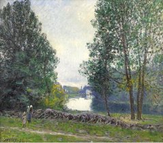 Берега реки Луэн, 1896 г.