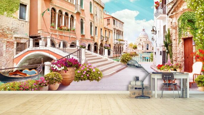 Canalele și străzile Veneției în culori