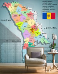 Harta Moldovei, Administrativ teritoriala