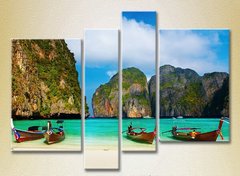 Полиптих Лодки на берегу, Тайланд