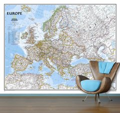 Карта Европы (National Geografic)