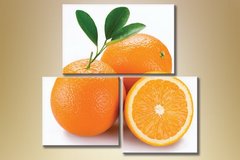 Triptic, portocaliu