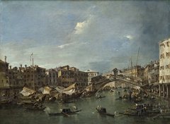Гранд-канал с моста Риальто в Венеции
