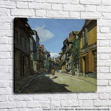 The Street of Bavolle at Honfleur, 1864 01