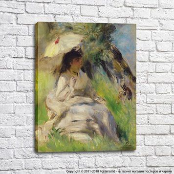 Pierre-Auguste Renoir &bdquo;T&acirc;nără cu umbrelă&rdquo;, 1872.