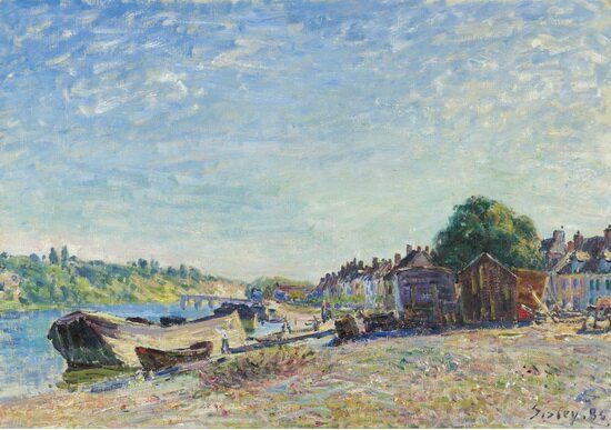 Banks of the Loix at Saint-Mamme, 1885